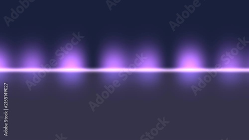 Glowing Purple Plasmon Wave with Pulsing Energy Blobs on a Horizontal Light Beam – Abstract Sci-Fi Interference & Optical Wave Background Loop