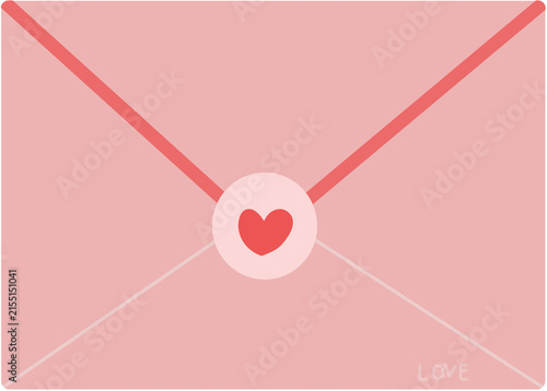 Quadro su tela love letter icon