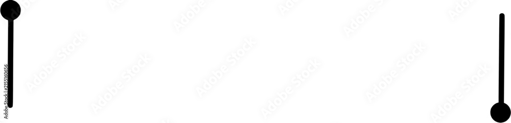 Obraz premium Minimal Outline Text Box Banner
