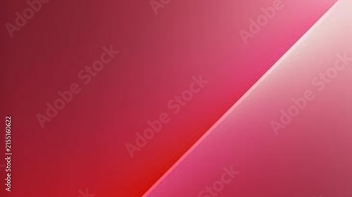 Abstract minimalist background with diagonal soft red light beam, background