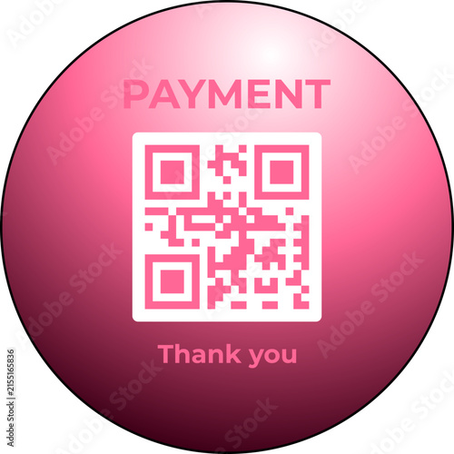 A digital payment qr code sticker for modern transactions online view