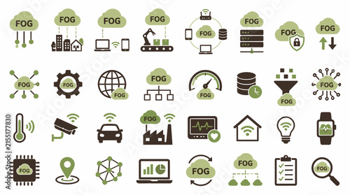 Collection of Food Industry Icons and Symbols.