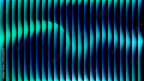 Abstract Blue Gradient Waves with Glowing Lines and Colorful Digital Energy Pattern for Modern Technology Background and Wallpaper Design