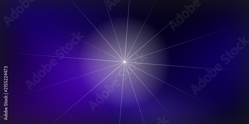 Abstract background with glowing star burst effect on deep blue surface.