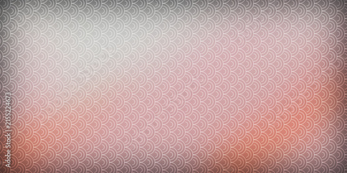 Abstract background with repetitive circular wave pattern and soft colors.