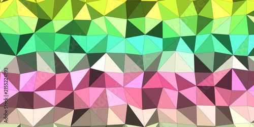 Abstract background with triangular mosaic pattern and vibrant gradient.