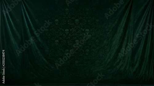 This captivating dark and moody abstract image evokes a sense of mystery and intrigue hinting at hidden depths and a somber atmospheric aesthetic perfect