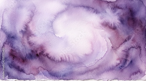 Abstract purple watercolor with luminous white center symbolizing light, depth, and creative emotion.