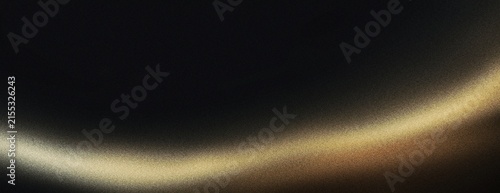 Abstract grainy gradient background with soft golden curve