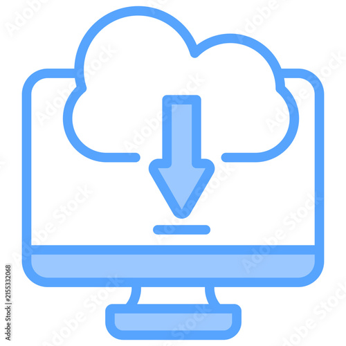 Fotografie Downloading Icon