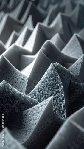 Abstract Geometric Texture with Rippling Waves and Fine Detailing.
