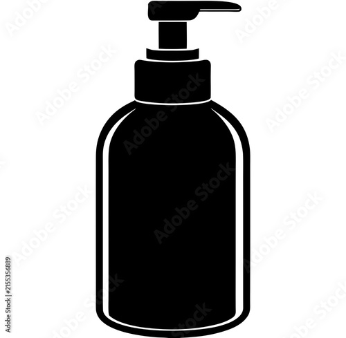set of cosmetic bottles
