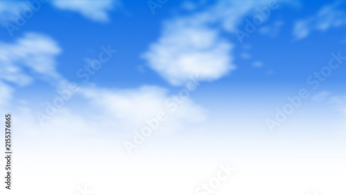 Clouds sky isolated transparent blue white in background realistic overlay of nature weather atmosphere cumulus heaven clear bright summer day