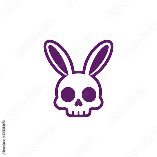 Skull Rabbit Logo
