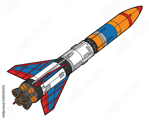 Classic Orbital Rocket Aerospace Vehicle 