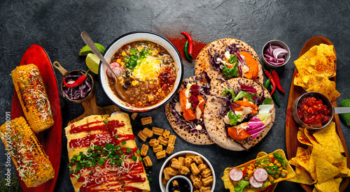 Canvas Print Mexican cuisine concept