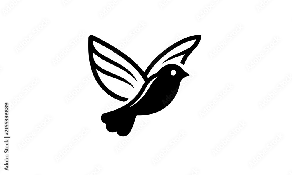 Fototapeta premium Hummingbird Bird Icon