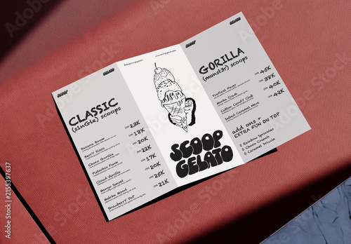 Trifold Brochure Mockup