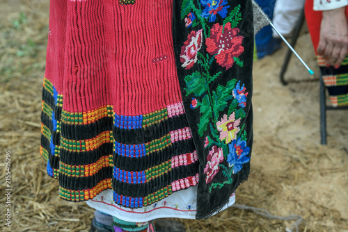 Torlak Layered Skirt And Floral Apron