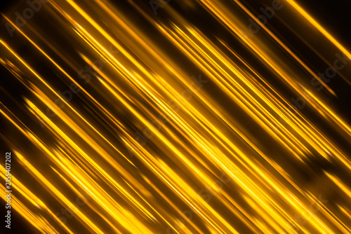 Obraz na plátne Abstract geometric background of diagonal yellow stripes swaying smoothly