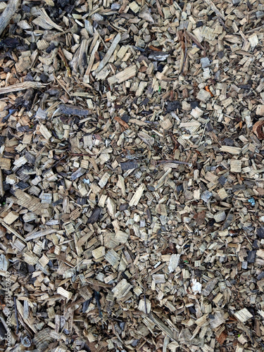 Canvastavla Wood chip background