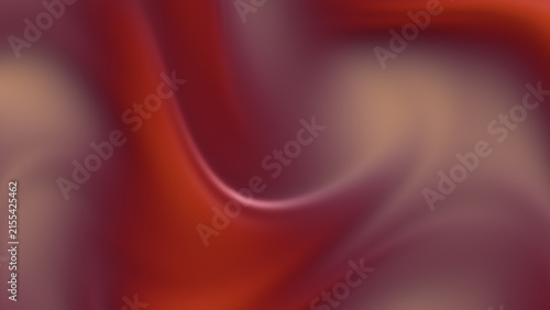Procedural art of Luxury abstract red silk fabric background with flowing satin waves and soft drapery folds
