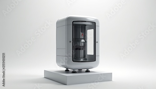 Industrial automated machine for 3d printing or manufacturing inspection, robotic hardware, factory equipment, high