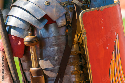 Quadro su tela Chaves historical event showing a legionnaire carrying a traditional gladius on