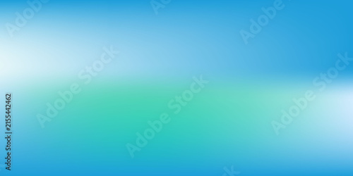 Fotografía Amazing Blue Green Blur Gradient With Grainy Noise Texture