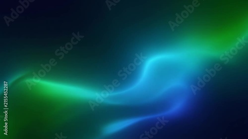 Dark Blue Aurora Light Wave Abstract Background Energy