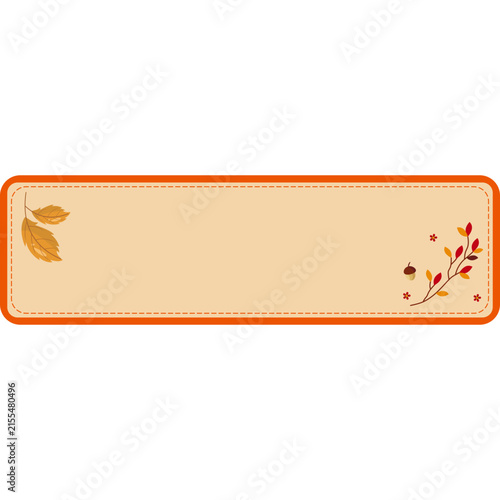 Autumn Floral Label Collection