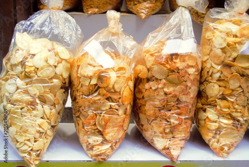 Local Packaged Potato Chips and Snacks for Sale in Kathmandu, Nepal