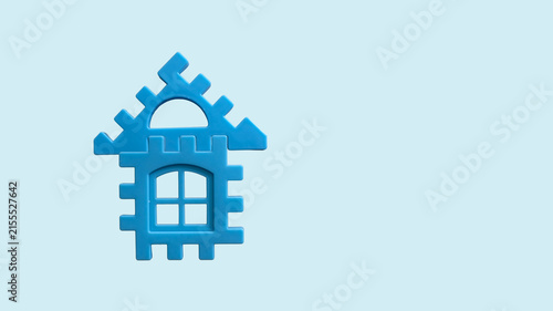House icon representing home loan mortgage and secure home protection.