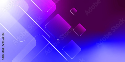 Abstract Magenta and Blue Glass Square Background Wallpaper