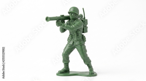 Military Army Figurine with Rocket Launcher