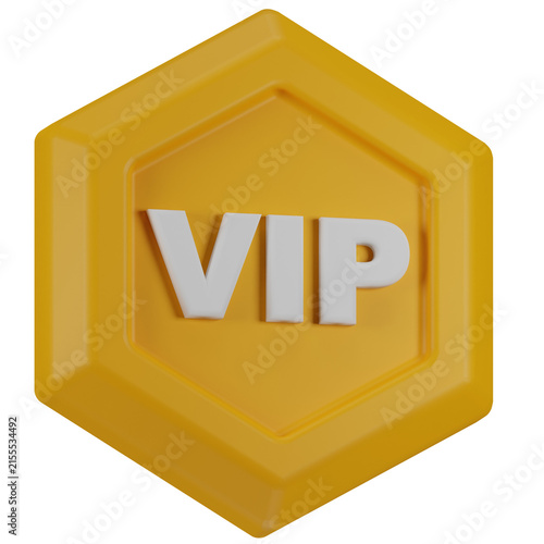 3d golden icon