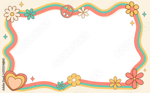 groovy retro background