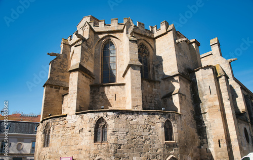 Apse of the Church of Notre-Dame de Lamourguier in Narbonne, France