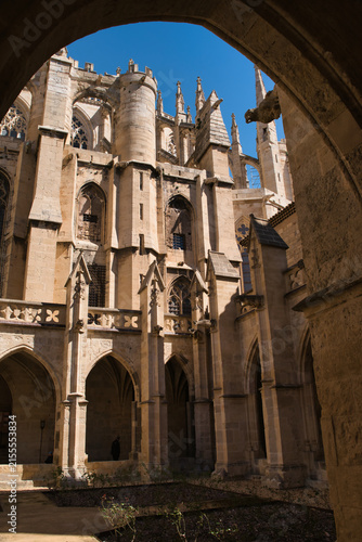 Saint-Just-et-Saint-Pasteur Cathedral, located in the city of Narbonne, in the Occitanie region of France.