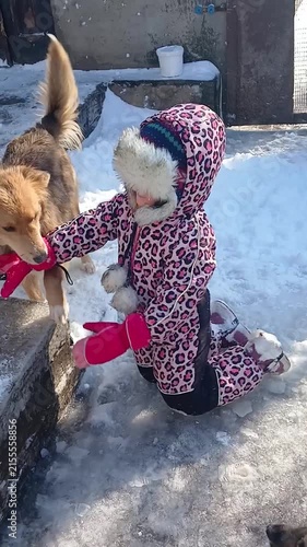 
Child and Dog, video replay, part of the series