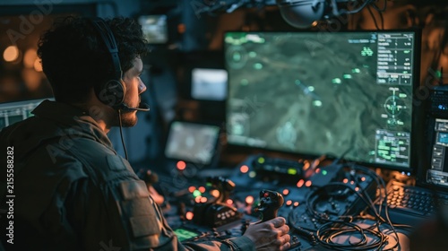 UAV Operator Monitoring Drone Reconnaissance Mission