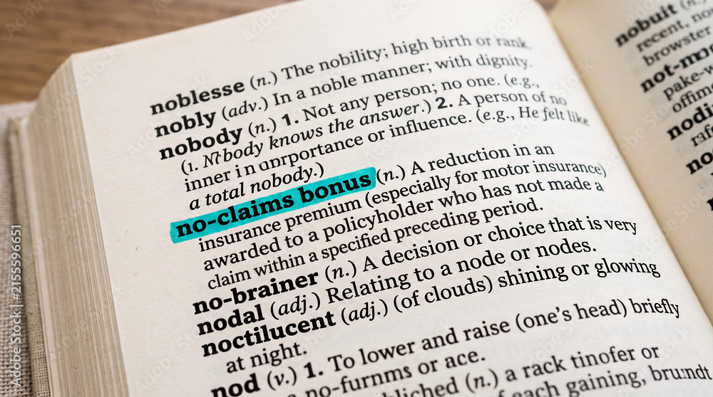 Obraz premium Close-up of dictionary page with highlighted text 