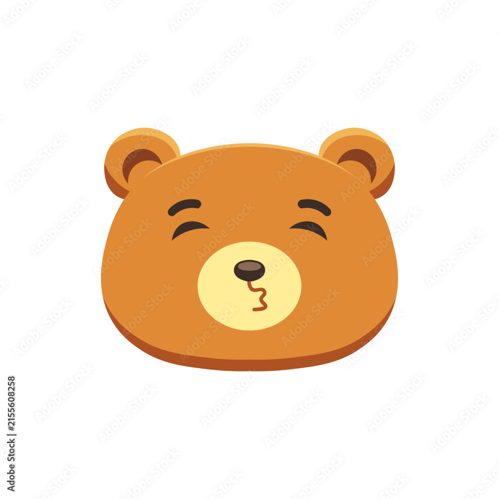 Fototapeta premium Teddy Bear Head