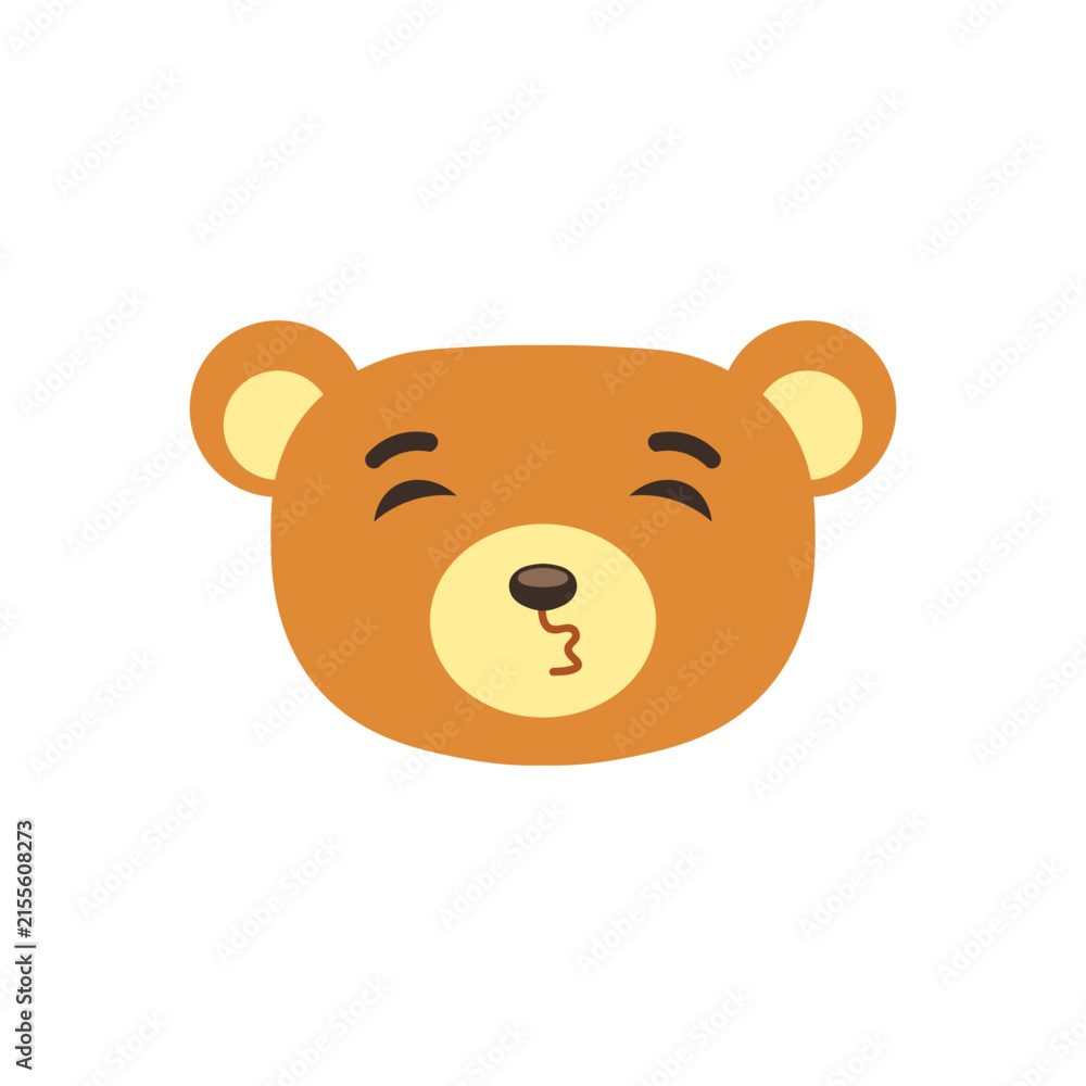 Fototapeta premium Teddy Bear Head