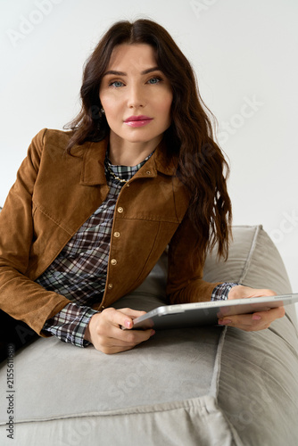 Photography Elegance and sophistication captured in a chic moment with a young woman