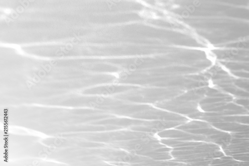 Obraz na plátne Real shimmering water caustic shadow cut out on a transparent png background with soft wavy edges