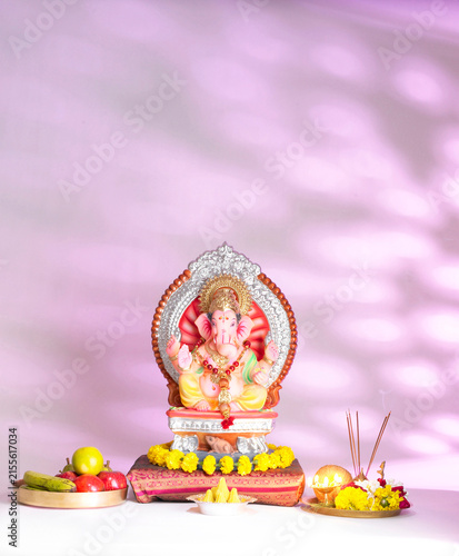 Quadro su tela hindu god ganesh