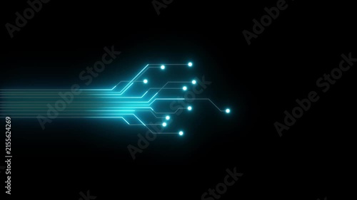 mondo, hi tech, sfondo, internet, comunicazione. 3d neon line background. 4k