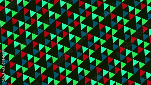 Foto Abstract Red Cyan Triangle Geometric Pattern Background