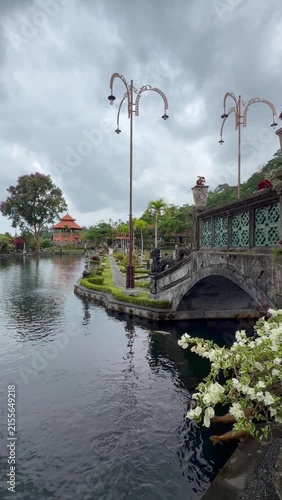 Taman Tirta Gangga. It is a former royal palace in eastern Bali,Amlapura, Bali, Indonesia